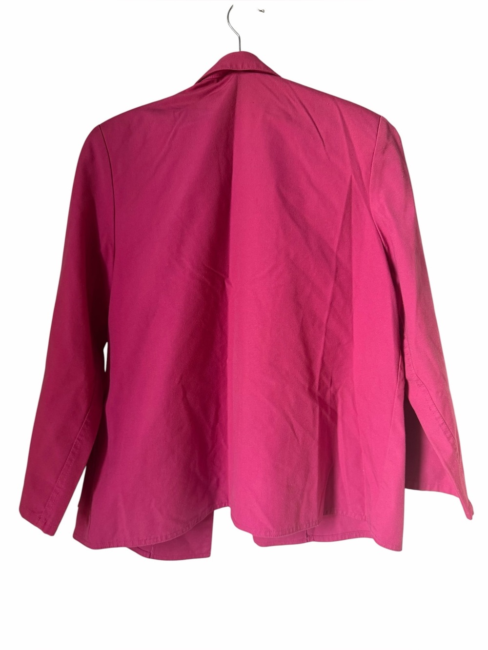 Koret Vibrant Hot Pink Two-Piece Pantsuit Blazer Pull On Pants Vintage Casual - Picture 5 of 10